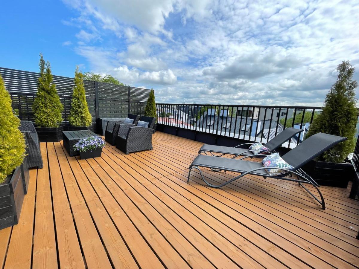 City Terrace Apartment Avangard - Large Private Roof Terrace Reval Exterior foto